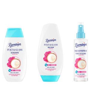 3 hårvårdsproduktre från barnängen fukt och glans