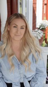En sommarbild på influencern Helen Torsgården